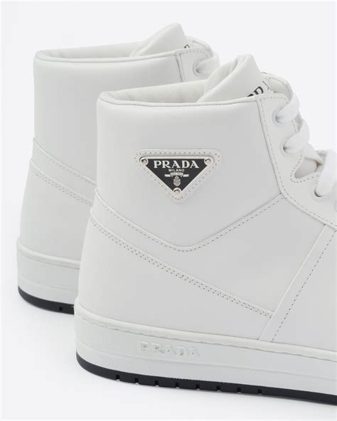 prada high top sneakers white